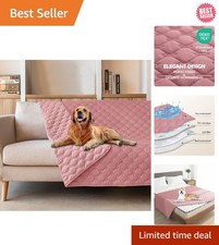 Multi-Functional 3X Strong Waterproof Blanket for Pets - Dark/Light Pink 52x82