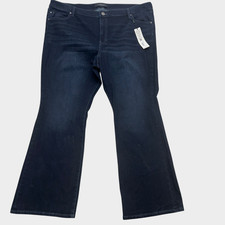 Liverpool Jeans Womens 24W Blue Piedmont Bootcut Stretch Denim Plus ECO Logical