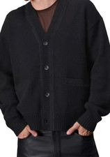 Rag & Bone Clarkson Suede Wool Cardigan Jacke...