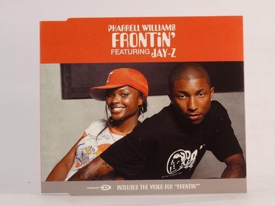 PHARRELL WILLIAMS FT JAY Z FRONTIN' (I28) 3 Track CD Single including Picture Sl