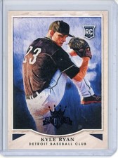 2015 Panini Diamond Kings Kyle Ryan 196 Black Rookie 1/1 Detroit Tigers RC