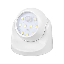 360° Battery Operated Indoor Outdoor Garden Motion Sensor Security LED Light TL