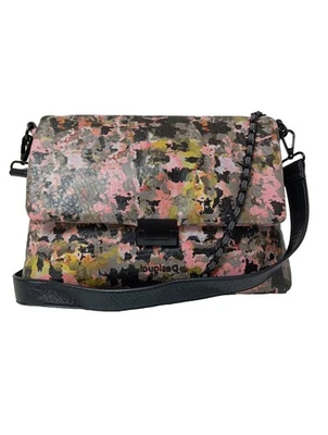 DESIGUAL Sac porté épaule Large Dames Sac rose-kaki style décontracté - Photo 1/4
