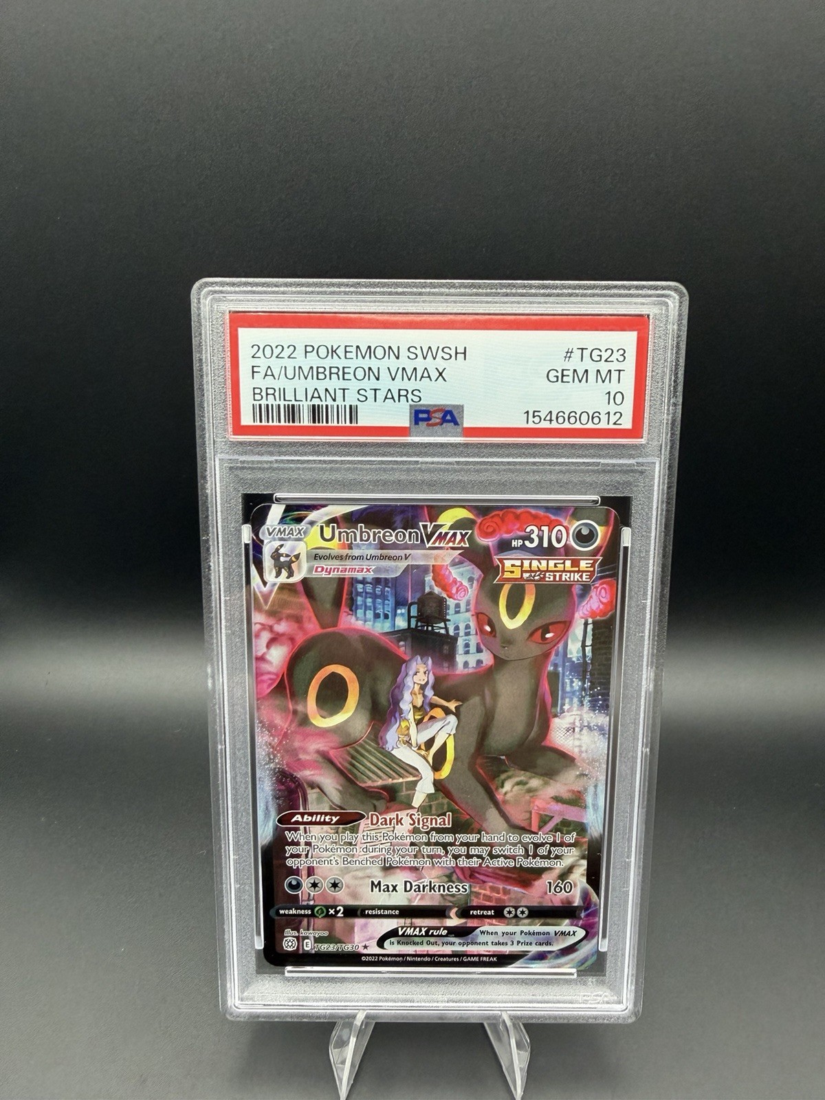 Umbreon Vmax Brilliant Stars PSA 10 Gem mint