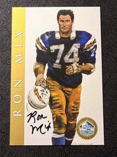 1998 NFL Hall of Fame Signature Series - Ron Mix Autographs /2500 (AU) Chargers