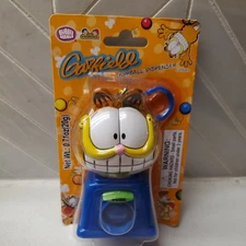 Bubble Mania Garfield Bubble Gum Dispenser VINTAGE TOY CANDY collectible NOS