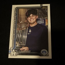 Topps Landon Knack Los Angeles Dodgers 2025 Series Image Variation Gold Mirror 