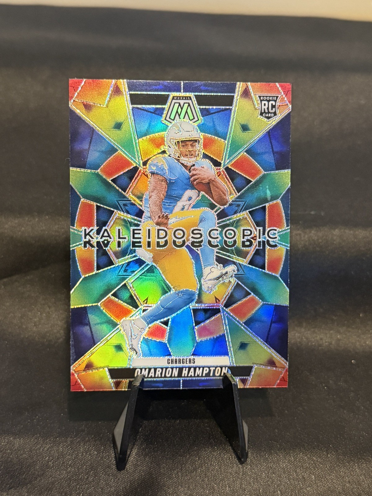 2025 Panini Mosaic Omarion Hampton Kaleidoscopic Case Hit! (RC,SSP)🔥 Chargers⚡️