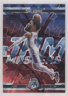 2024-25 Panini Mosaic Jam Masters Ice Mosaic Prizm 16/125 Paul George #13 0y8x