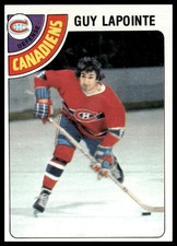 1978-79 TOPPS NHL Hockey EX+ Sports Card #260 - GUY LAPOINTE, Montreal Canadiens