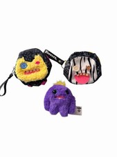 Lot Of 3 Fuggler Mini Backpack Keychain And 1 Plain Fuggler