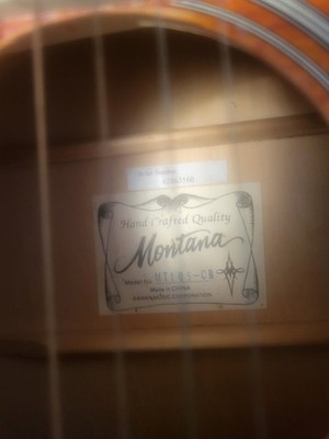 Montana Hand Crafted Acoustic Guitar MTN15-CB