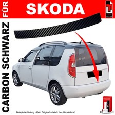 Lackschutzfolie Ladekantenschutz für Skoda Roomster 2006-2015 Carbon Schwarz