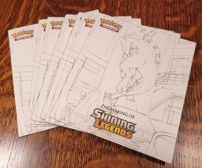 4 x Pokémon The Making of Shining Legends Player's Guide Booklet Premium Pokemon