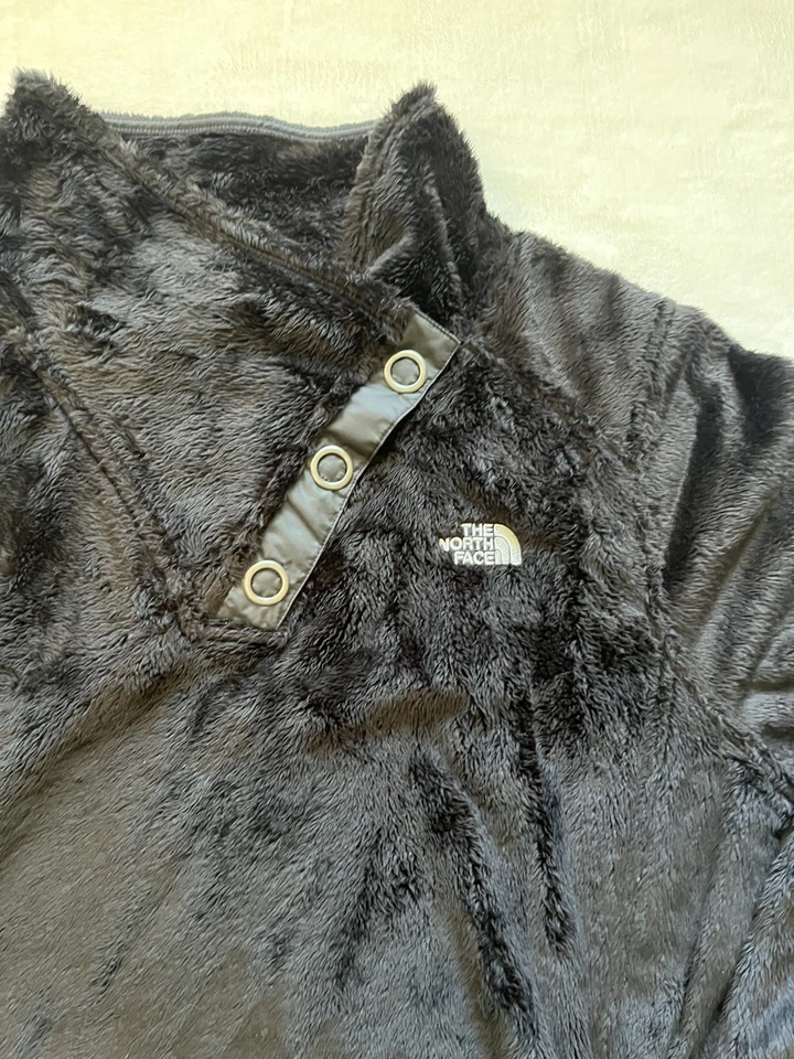 Pullover North Face Mossbud Asimétrico Cuello a Presión Polar Talla XL Foto 3 de 4