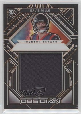 2021 Panini Obsidian Electric Etch Orange 30/75 Davis Mills Rookie RC 07d9