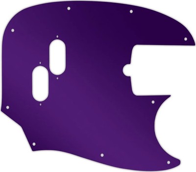 WD Custom Pickguard For Fender American Performer Mustang Bass #10PR Purple M...