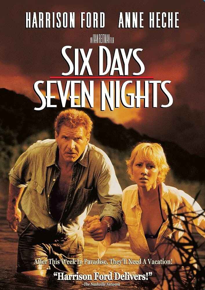 Six Days Seven Nights DVD (2005) FREE SHIPPING