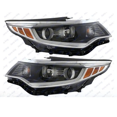 For 2016 2017 2018 Kia Optima Headlight Left Right 92101D5000 92102D5000 w/ Bulb - Bild 1 von 4