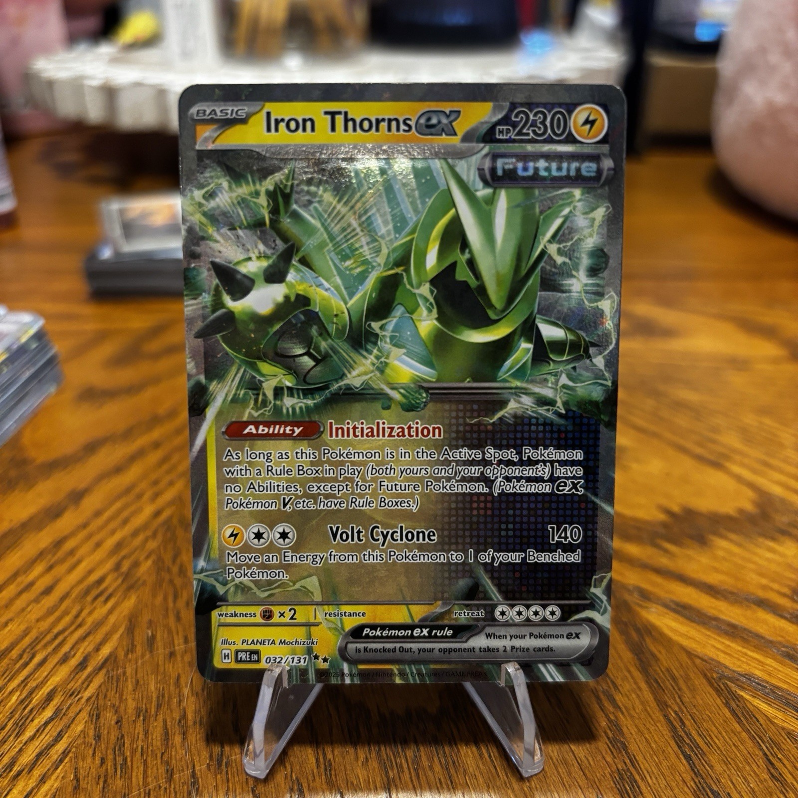 Pokemon Iron Thorns ex 032/131 Sv: Prismatic Evolutions Holo