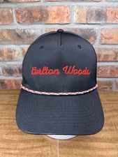 American Needle Carlton Woods Community Golf Course Nylon Black SnapBack Hat