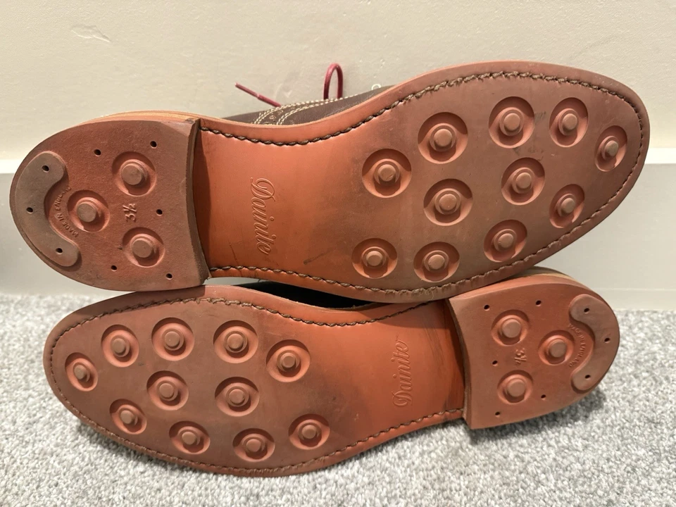 Allen Edmonds Strandmok полированный коричневый крышка носок Оксфорд платье обуви Sz 10,5 D - Изображение 3 из 4