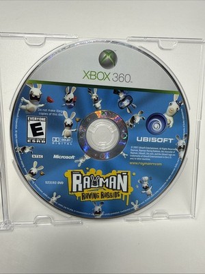 Rayman Raving Rabbids Microsoft Xbox 360 - Disc Only - Tested/Works