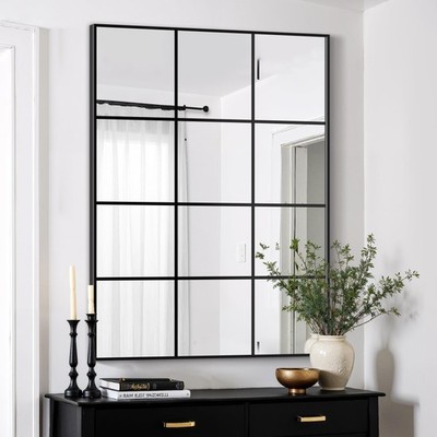 Window Mirrors for Wall Decor, Wall Mirrors Decorative Window Pane 30 x 40, R...