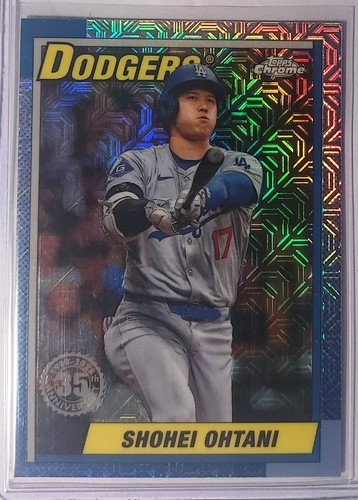Shohei Ohtani 2025 Topps Series 1 1990 Chrome 35th Anniversary #T90C-50 Dodgers