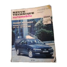 Revue Technique PEUGEOT 406 Essence Moteurs 4 cylindres 1.6 1.8 2.0 XU et EW 