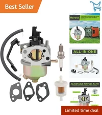 Carburetor for Predator Generator Gasoline Engine Fuel Filter Spark Plug Kit