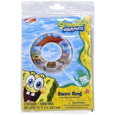Spongebob Squarepants Inflatable Swim Ring for Swimming Pool