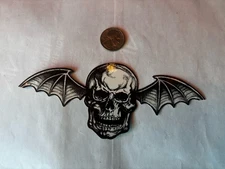 Avenged Sevenfold  Sticker 1 (skull bat) + Free flag sticker