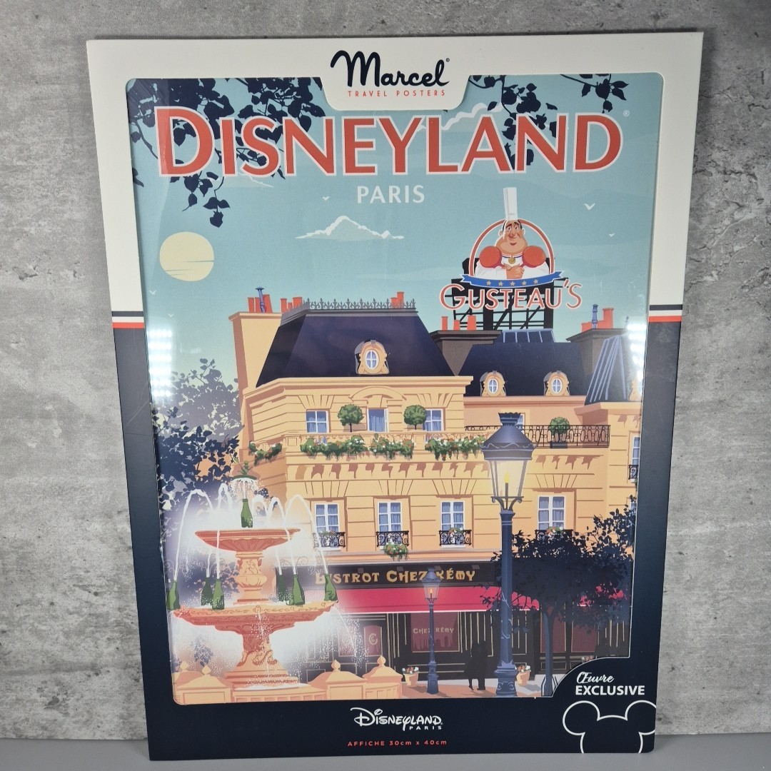 Marcel Travel Art Poster Ratatouille Chez Remy 30 x 40 Cm
