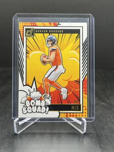 2024 Panini Donruss Football Bo Nix RC Rookie Bomb Squad #27 (C)