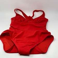 Women  s Red One-Piece Swimsuit Size M