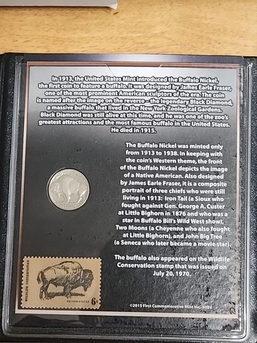 Buffalo Nickel/stamp Collection