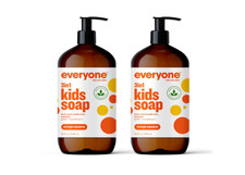 Everyone 3-in-1 Kids Soap, Body Wash, Bubble Bath, Shampoo, 32 OZ Orange -2 pack