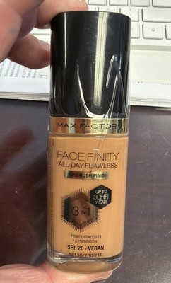 Face Finity All Day Flawless Airbrush Finish N84 Soft Toffee 30 Ml Made In UK