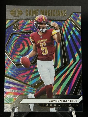 2024 Panini Illusions - Game Magicians Jayden Daniels #24 (RC) Commanders Rookie