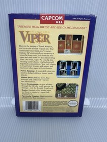 Code Name Viper NES Nintendo 1990 Complete CIB Box Insert Manual Nice