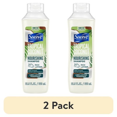 Suave Tropical Coconut Nourishing Shampoo, 22.5 fl oz, 2 Pack