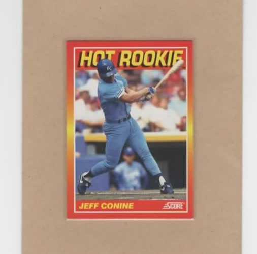 1991 Score - Jeff Conine #5 Hot Rookie Kansas City Royals