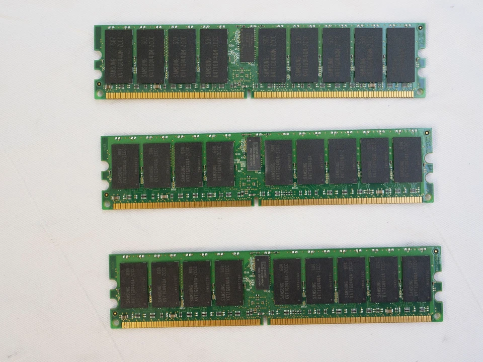 3x HP 2G8 1Rx4 PC2 -3200R - 333 Ram ECC REG Server Memory - Image 4 of 4