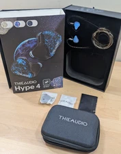 Linsoul THIEAUDIO Hype 4 2DD+4BA In-Ear Monitor HiFi IEM Earphones, Blue