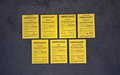 Blanko, Betriebserlaubnis, ABE, BE, Hercules Prima, 2/3/4/5/M2/M5/GT & MX1