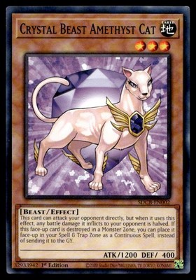 Crystal Beast Amethyst Cat Structure Deck: Legend of the Crystal Beasts SDCB-EN0