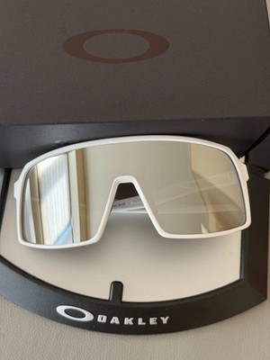 Oakley Sutro OO9406 Polished White Frame Prizm Mirror Lens Sunglasses