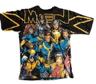 Vintage Style X-Men Marvel Comics Size XXL Modern AOP T-shirt Wolverine Cyclops
