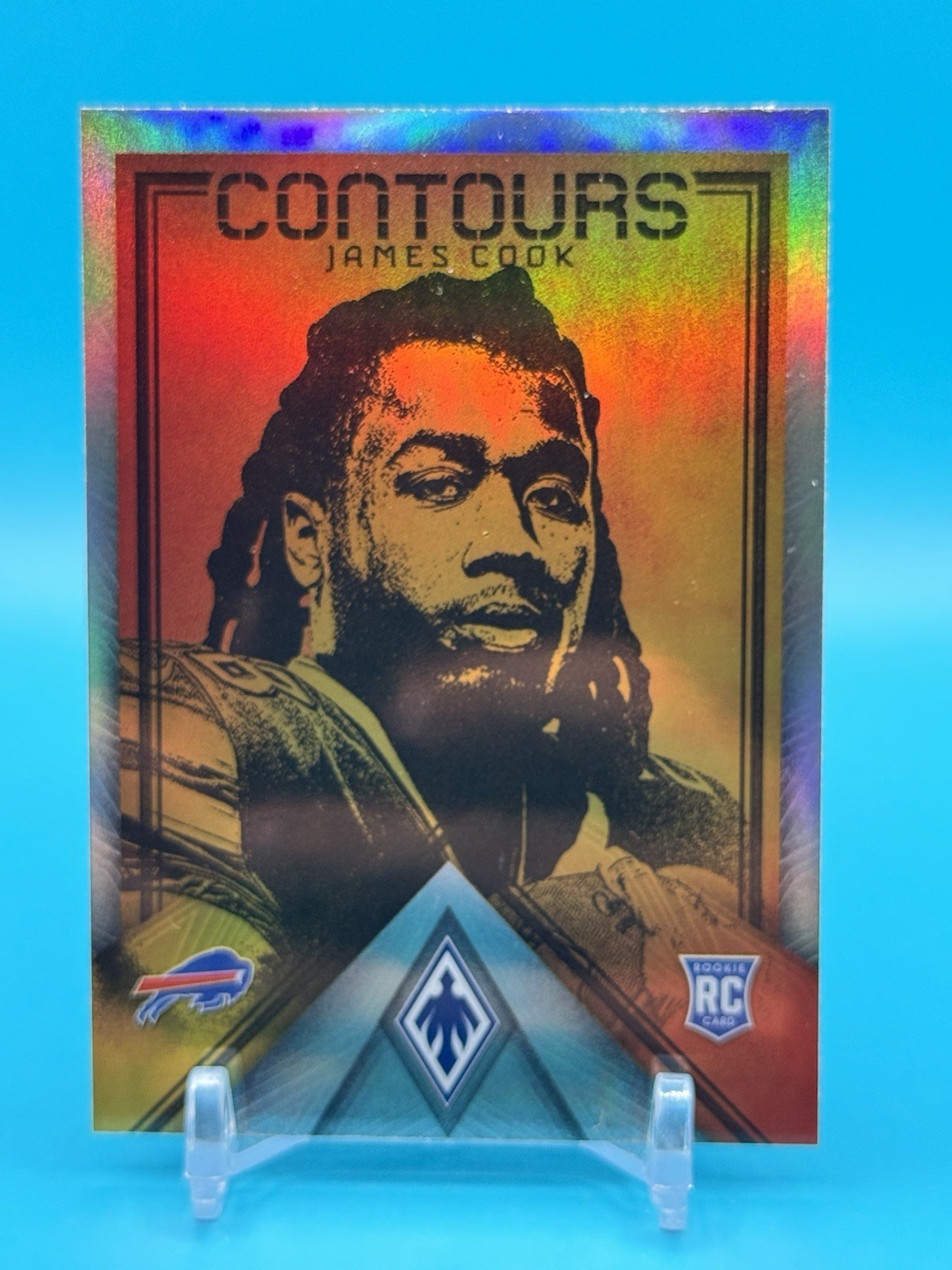 2022 Panini Phoenix Contours Prizm #19 James Cook RC Buffalo Bills Rookie